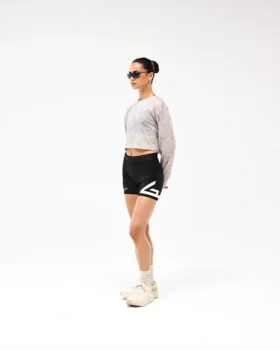 247 Glitch Cropped Trainings-T-shirt