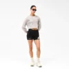 247 Glitch Cropped Trainings-T-shirt