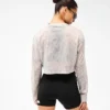 247 Glitch Cropped Trainings-T-shirt