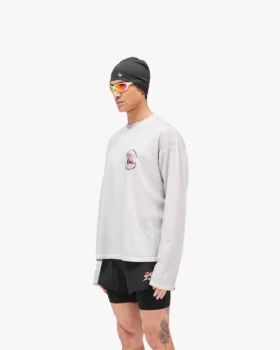 247 Torch T-shirt met lange mouwen en boxy pasvorm