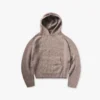 Borg-hoodie met textuur