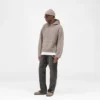 Borg-hoodie met textuur