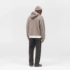 Borg-hoodie met textuur