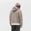 Borg-hoodie met textuur