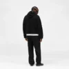 Borg-hoodie met textuur