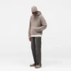 Borg-hoodie met textuur