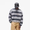 California gestreepte Henley-trui