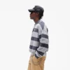 California gestreepte Henley-trui