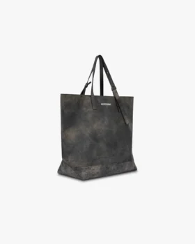 Distressed leren draagtas