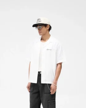 Geborduurd bowlingshirt