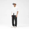 Geborduurd bowlingshirt