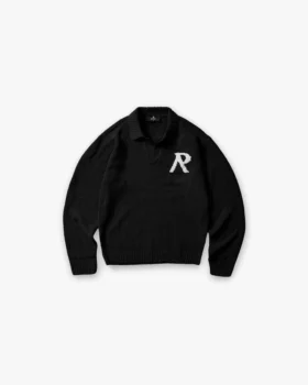Gebreide bouclé polo