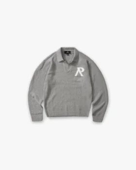 Gebreide bouclé polo