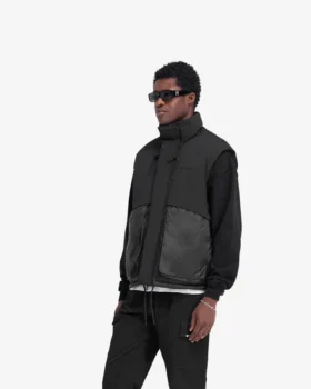 Gelaagde puffer-gilet