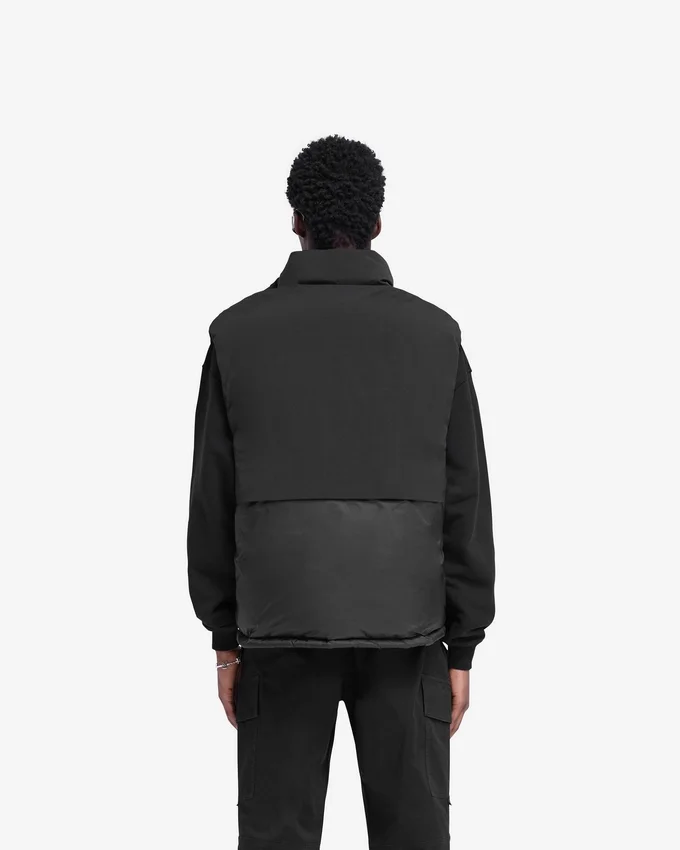 Gelaagde puffer-gilet Gelaagde puffer-gilet
