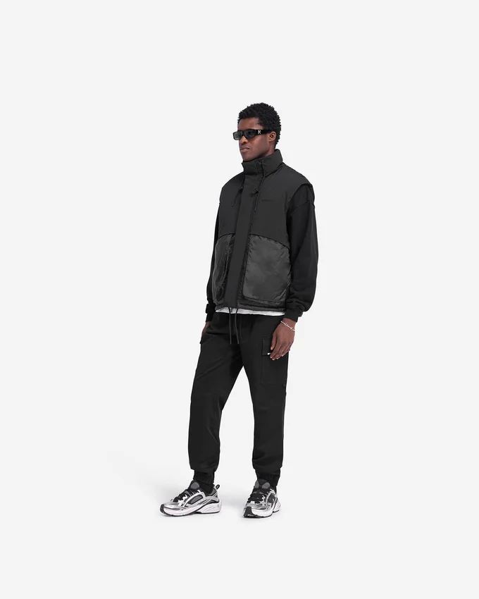 Gelaagde puffer-gilet Gelaagde puffer-gilet
