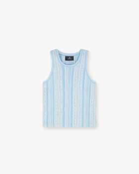 Gemengd gebreid vest