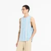 Gemengd gebreid vest