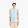 Gemengd gebreid vest
