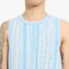 Gemengd gebreid vest