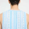 Gemengd gebreid vest