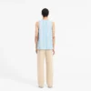 Gemengd gebreid vest