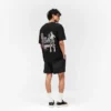 Gewaschen mesh-Shorts