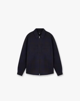 Gewatteerd overshirt met rits