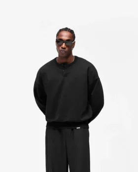 Henley-trui met Initial