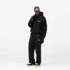 Hoodie met dubbellaags script