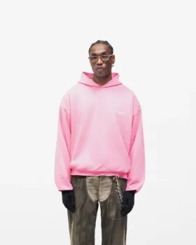 Hoodie met dubbellaags script