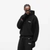 Hoodie met dubbellaags script