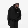 Hoodie met dubbellaags script