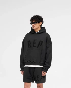Hoodie met Rep-applicatie