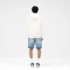 Hoodie met ritssluiting en wafelpatroon