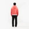 Initial Boxy Zip Through Hoodie