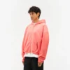Initial Boxy Zip Through Hoodie
