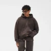 Initial Boxy Zip Through Hoodie