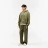 Initial Boxy Zip Through Hoodie