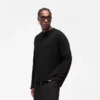 Initial Henley Waffle T-shirt met lange mouwen