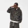 Initial Overdyed Realtree® Boxy Zip-Through Hoodie