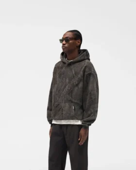 Initial Overdyed Realtree® oversized hoodie