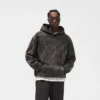 Initial Overdyed Realtree® oversized hoodie