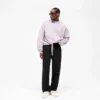 Initial oversized trui