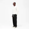 Initial Sheer Rib T-shirt met lange mouwen