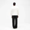 Initial Sheer Rib T-shirt met lange mouwen