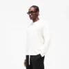 Initial Sheer Rib T-shirt met lange mouwen