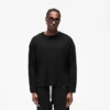 Initial Sheer Rib T-shirt met lange mouwen