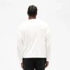 Initial Sheer Rib T-shirt met lange mouwen
