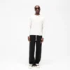 Initial Sheer Rib T-shirt met lange mouwen